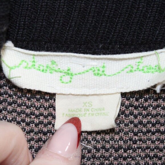 Staring At Stars Urban Outfitters Open Front Waterfall Floral Cardigan Size XS - Picture 3 of 3